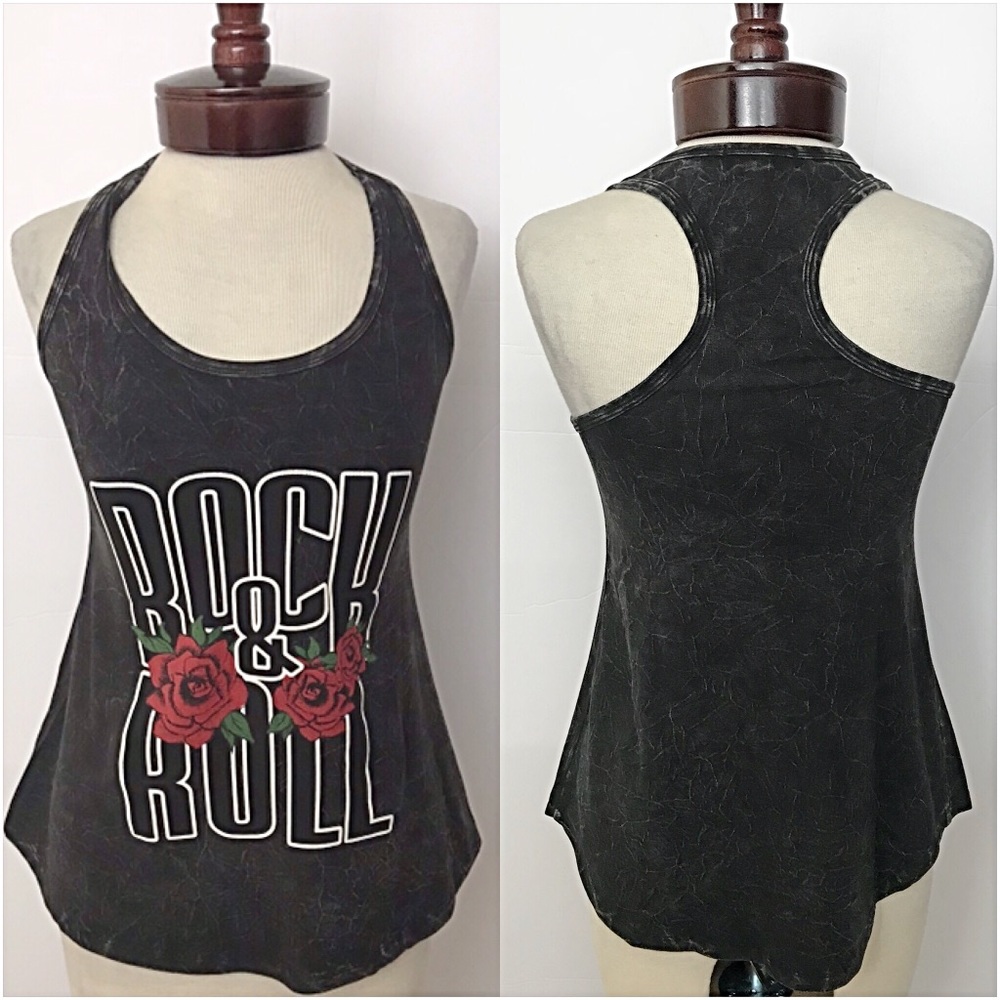 📍SALE Perfect Rock & Roll Tank Top Tee S L - Picture 3 of 8